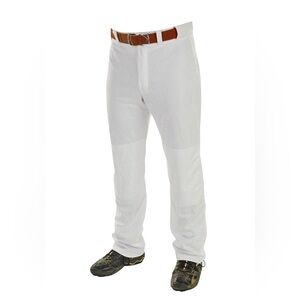 NEW Rawlings Baseball Pants Mens white 100% Polyester Semi-Relaxed